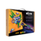 OKTO | DIY 3D Creative Air Dry Clay | 3D Painting natural canvas set | Famous Masterpieces ”Irises” | 11.8x15.7 inch